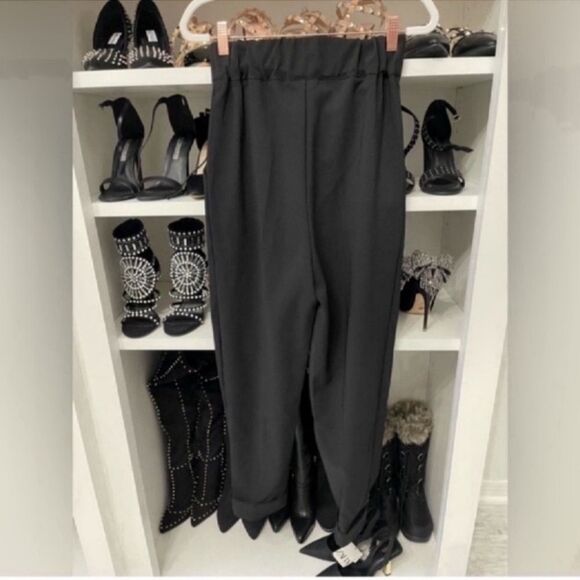 Elegant High Waist Button Detail Suit Pants Size XS - Picture 11 of 11